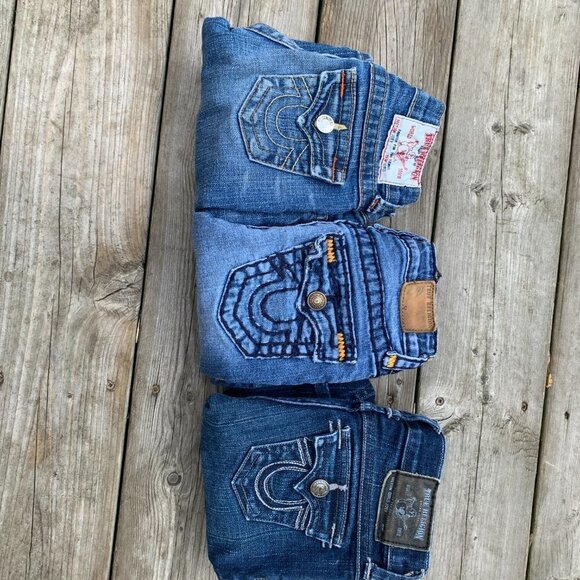 LOT OF 3 Vintage True Religion Jeans - Picture 7 of 7